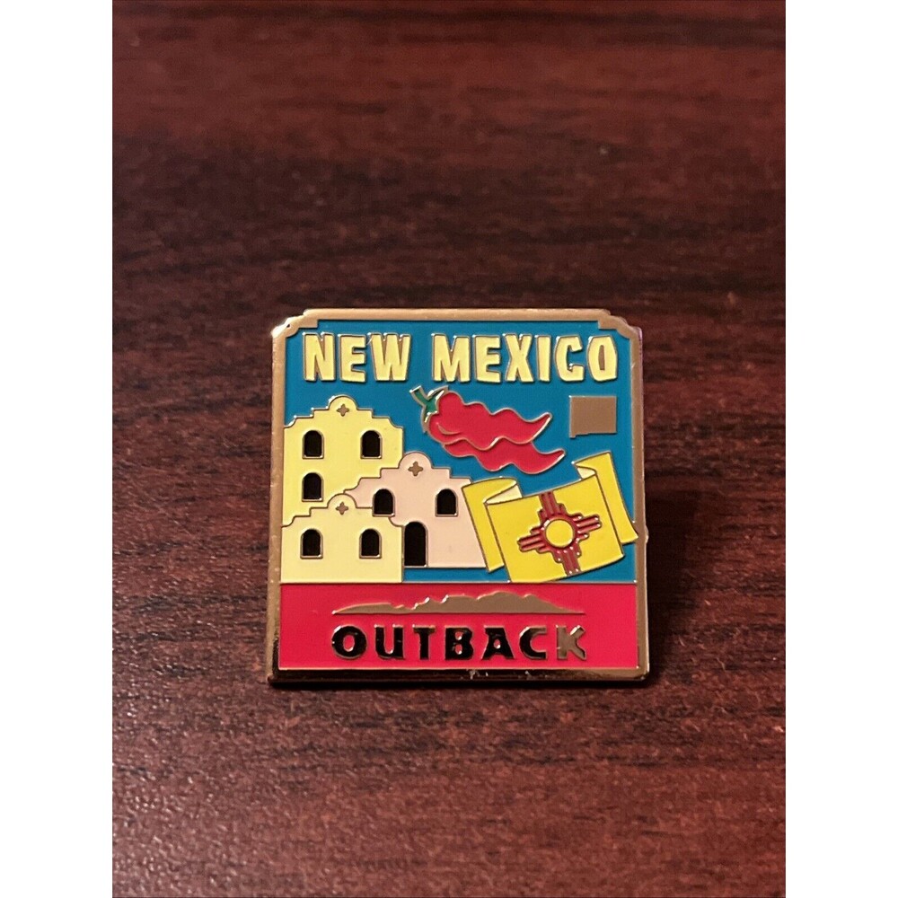 Outback‎ Steakhouse 50 States New Mexico Chili Peppers Lapel Hat Pin